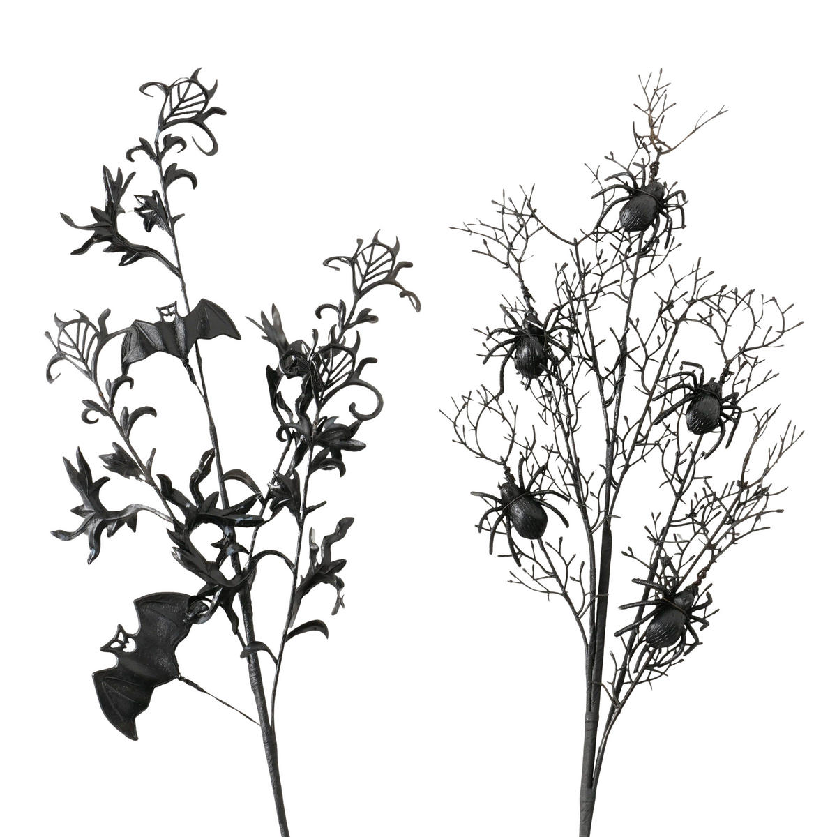 DEKOPFLANZE  - Schwarz, Basics, Kunststoff (79/22/5cm)