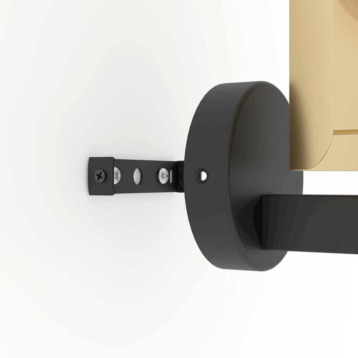 APLICĂ DE PERETE - auriu/negru, Basics, metal (12/0/22.5cm)