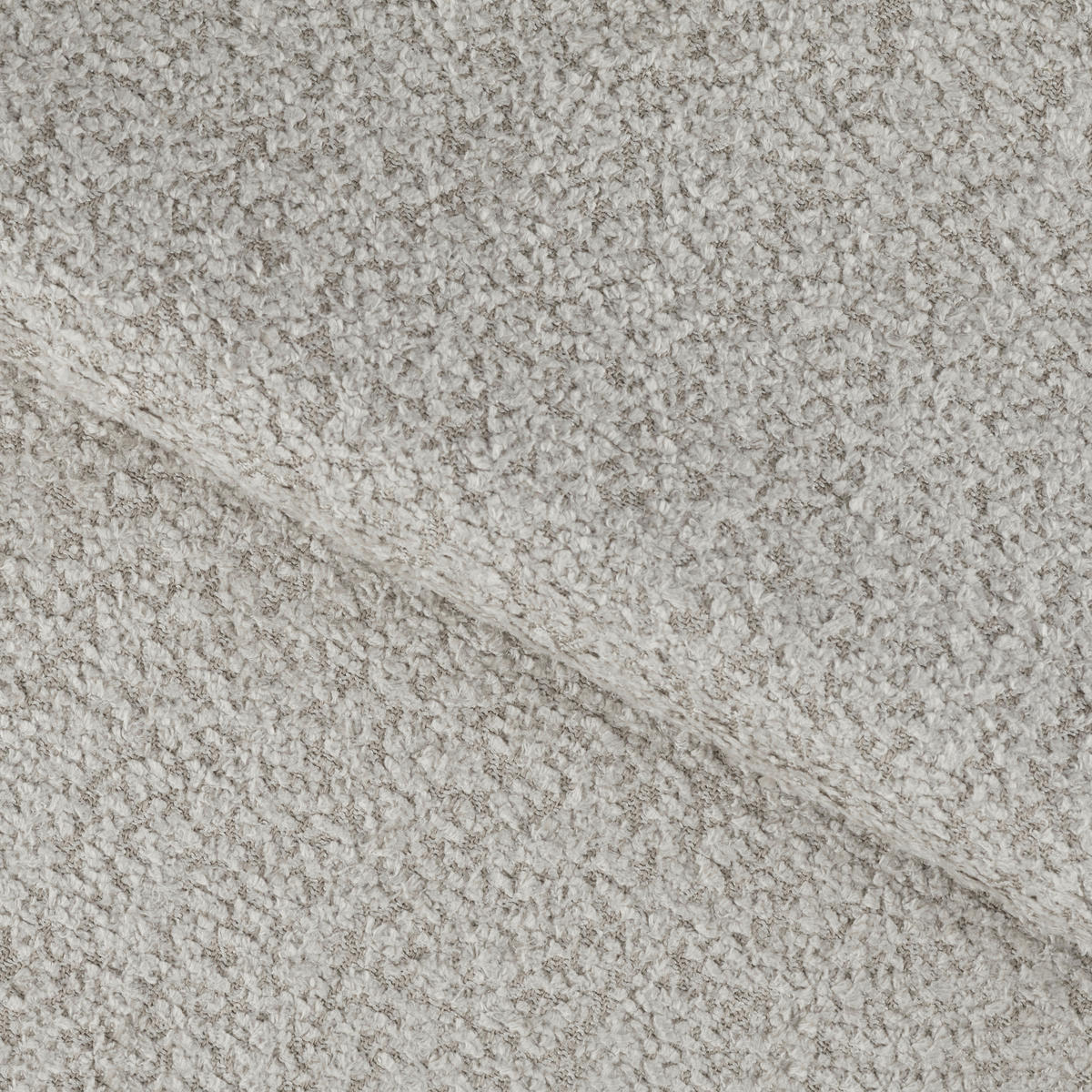 SCHLAFSOFA Bouclé Beige  - Beige/Schwarz, Design, Kunststoff/Textil (256/105/119cm) - MID.YOU