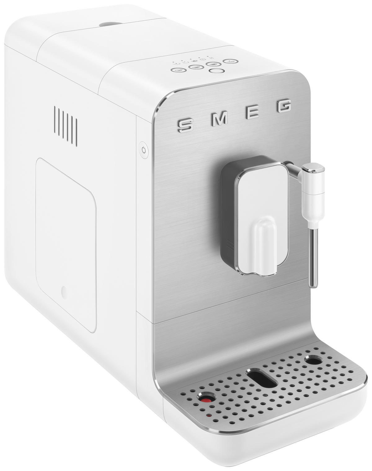 KAFFEEVOLLAUTOMAT 50'S STYLE  - Weiss/Edelstahlfarben, Basics, Kunststoff/Metall (18/33,6/43,3cm) - SMEG
