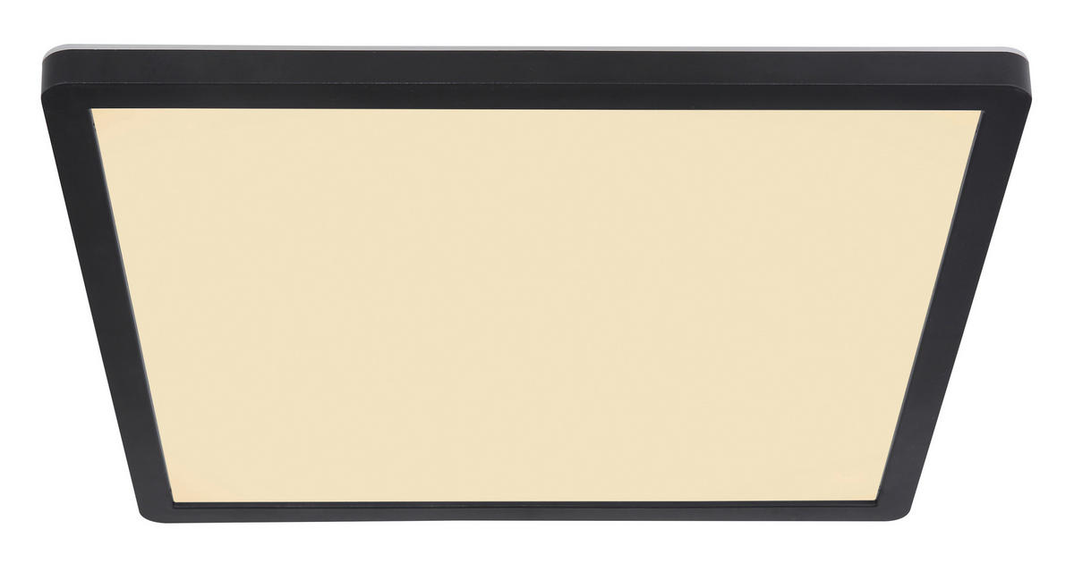 LED-TAKLAMPA Sapana 18 W 29,4/29,4/2,5 cm  - vit/opal, Basics, plast (29,4/29,4/2,5cm) - Globo