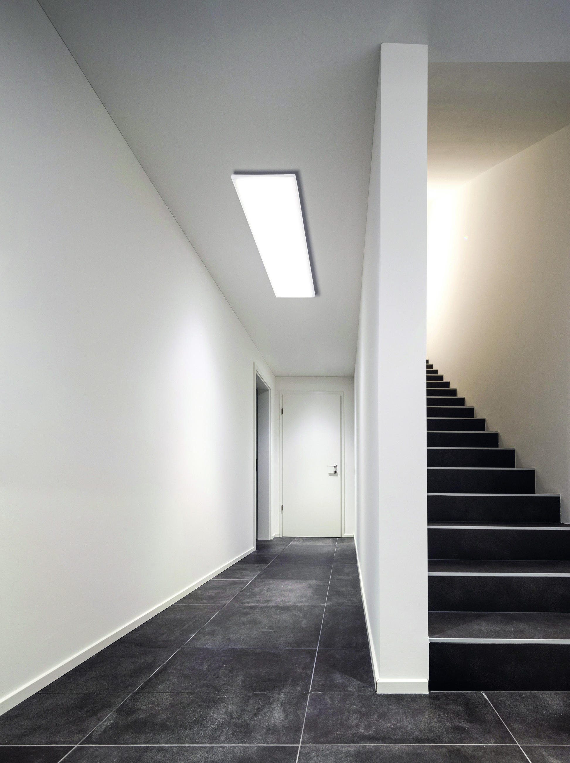 LED-PANEEL SALOBRENA-CONNECT - Weiß, Design, Kunststoff/Metall (120/30/5cm)