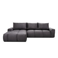 COLȚAR EXTENSIBIL textil negru  - negru, Design, textil (217/90/302cm) - Carryhome