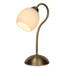 STOLNÍ LAMPA - STAROMOSAZ - opál, Konvenční, kov/sklo (27cm) - Boxxx