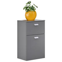 UNTERSCHRANK 40,3/70/32 cm   - Silberfarben/Grau, MODERN, Holzwerkstoff/Metall (40,3/70/32cm) - Stylife