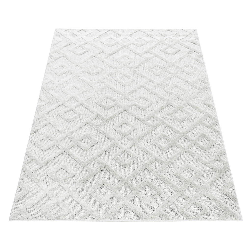 Thumbnail - Novel Webteppich Pisa 4708 cream, Creme, Textil, Graphik, rechteckig, 80x150 cm, Oeko-Tex® Standard 100, für Fußbodenhei...