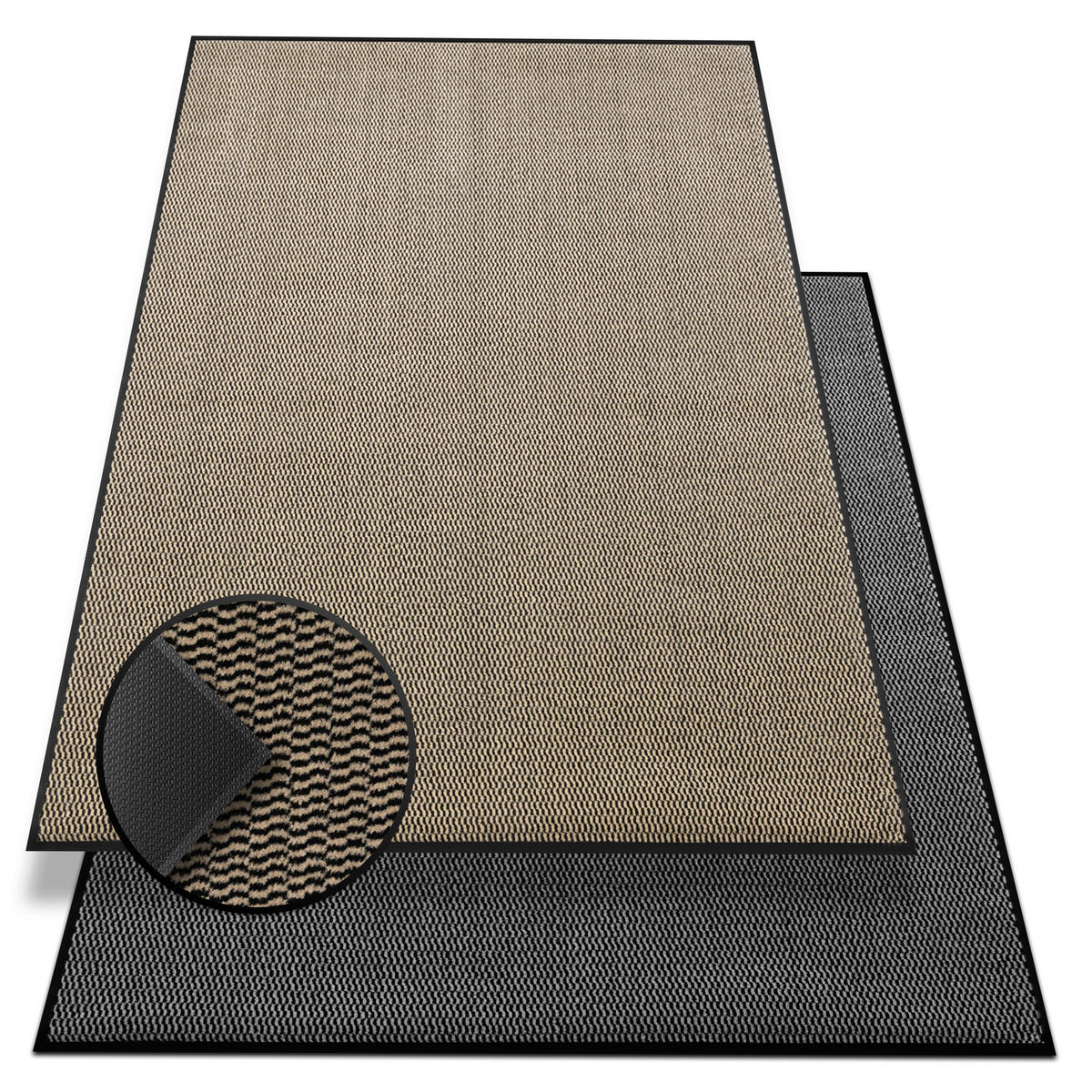 SCHMUTZFANGMATTE 80/120 cm  - Beige, Basics, Kunststoff/Textil (80/120cm) - Floordirekt