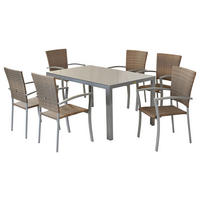 VRTNI SET   aluminij   siva, srebrne barve siva, naravne barve, srebrne barve    - srebrne barve/siva, Moderno, kovina/umetna masa - Gardenson