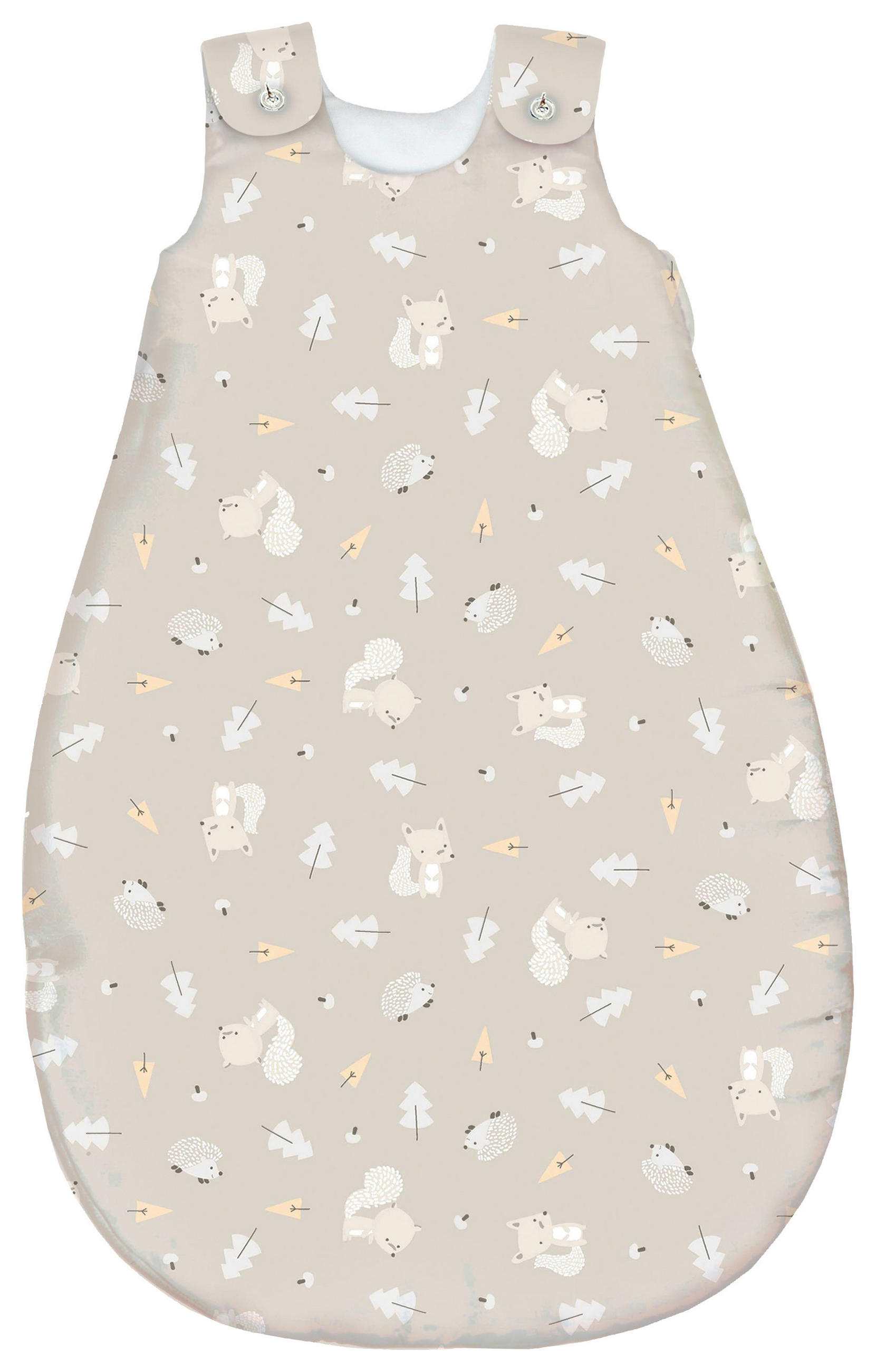 BABYSCHLAFSACKSET Igelchen    56/62   - Taupe/Weiß, Basics, Textil (56/62null) - Avelia