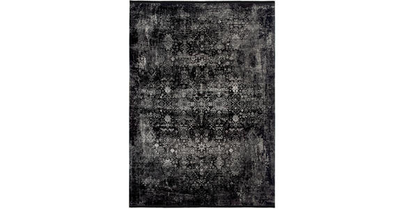 LÄUFER 80/200 cm Calais Grau, Schwarz  - Schwarz/Grau, Design, Textil (80/200cm) - Dieter Knoll