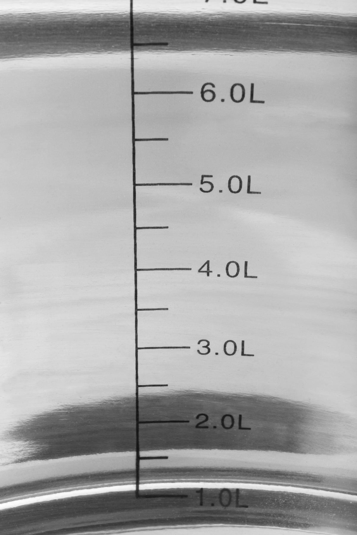 BUFFÉTGRYTA - Basics, metall/glas (18l)