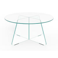 SOFFBORD i glas 80/80/40 cm  - klar, Design, glas (80/80/40cm) - MID.YOU