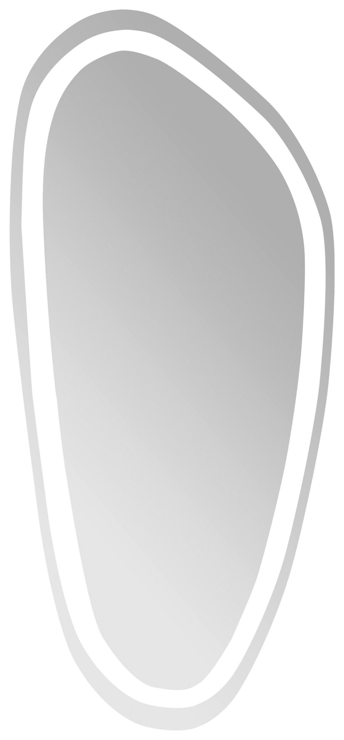 BADEZIMMERSPIEGEL 45/80/3,1 cm  - Silberfarben, Design, Glas (45/80/3,1cm) - Novel