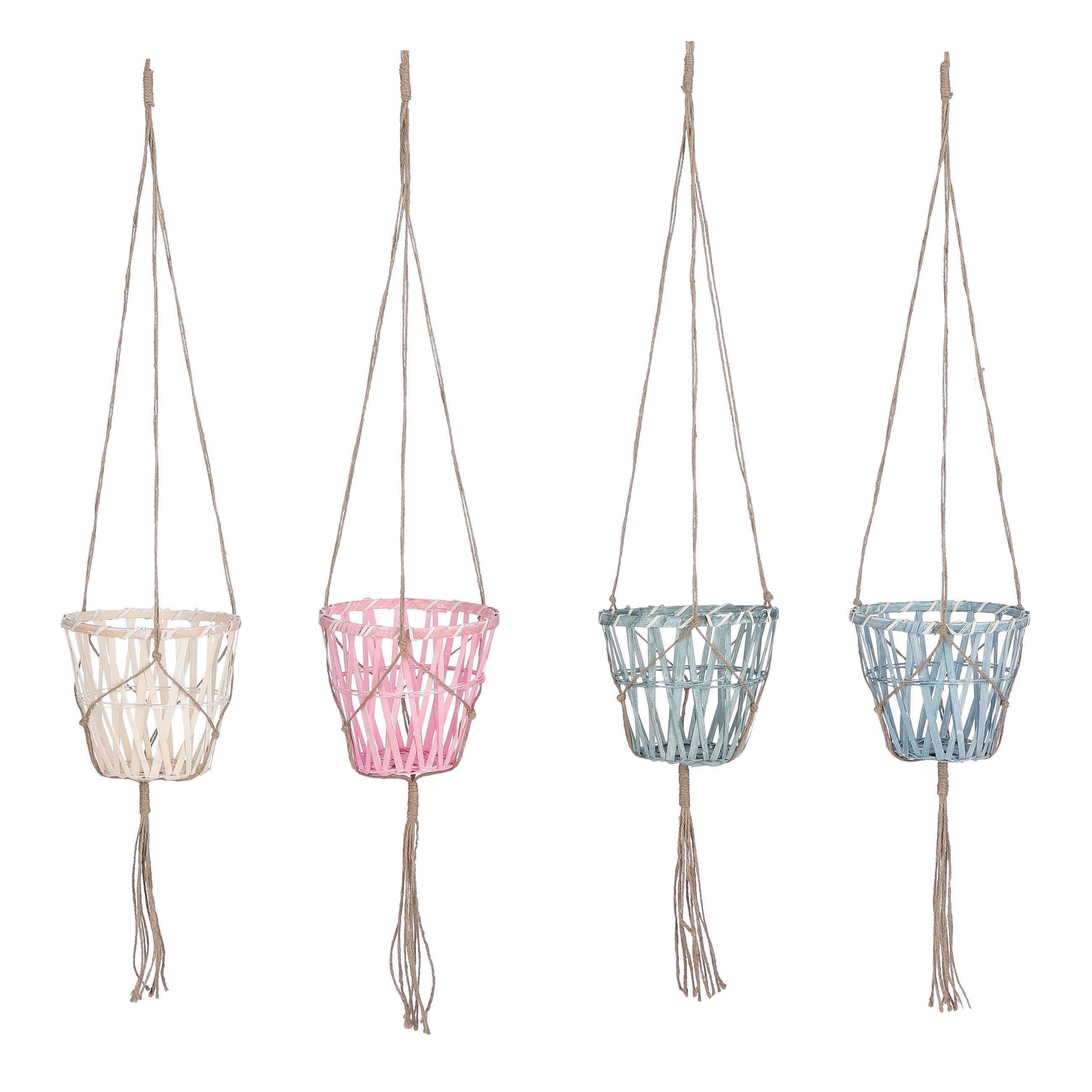 UKRASNA SAKSIJA  prirodni materijali  - pink/zelena, Osnovno, prirodni materijali (15/13cm)