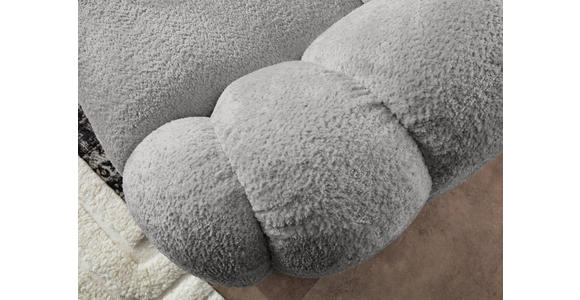 BIGSOFA Chenille Schlammfarben  - Schlammfarben/Schwarz, KONVENTIONELL, Kunststoff/Textil (248/78/112cm) - Carryhome