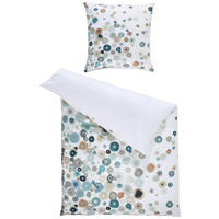 BETTWÄSCHE 155/220 cm  - Salbeigrün, Design, Textil (155/220cm) - Janine