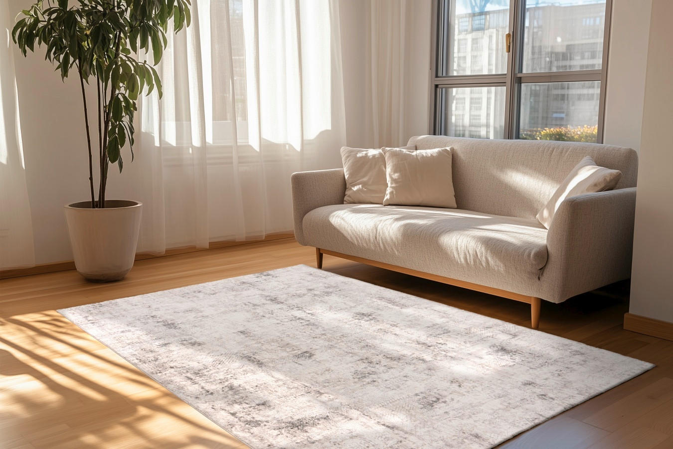 TKANI TEPIH 120/170 cm srebrne boje - srebrne boje, Basics, tekstil/plastika (120/170cm) - Pierre Cardin
