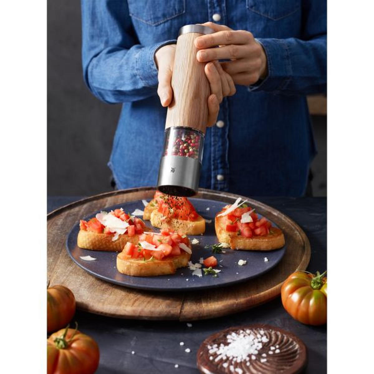 MLÝNEK NA SŮL NEBO PEPŘ - Design, kov/dřevo (21,5cm) - WMF