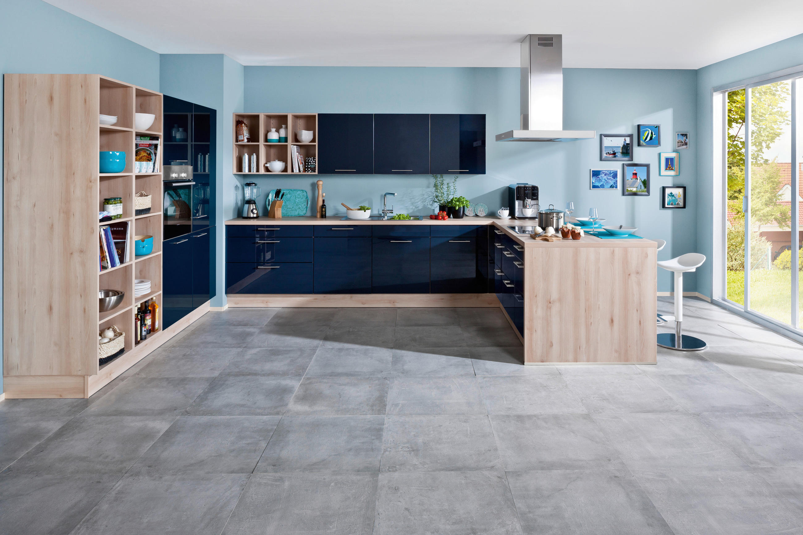 EINBAUKÜCHE   - Design, Holzwerkstoff - Novel