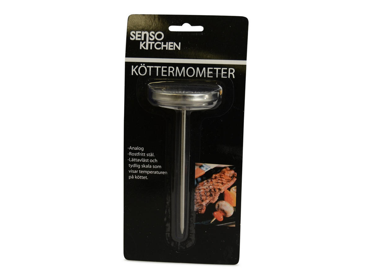 STEKTERMOMETER - silver, Basics, metall (13/6/6cm)
