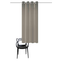 ÖSENSCHAL blickdicht 135/175 cm   - Taupe, Basics, Textil (135/175cm)