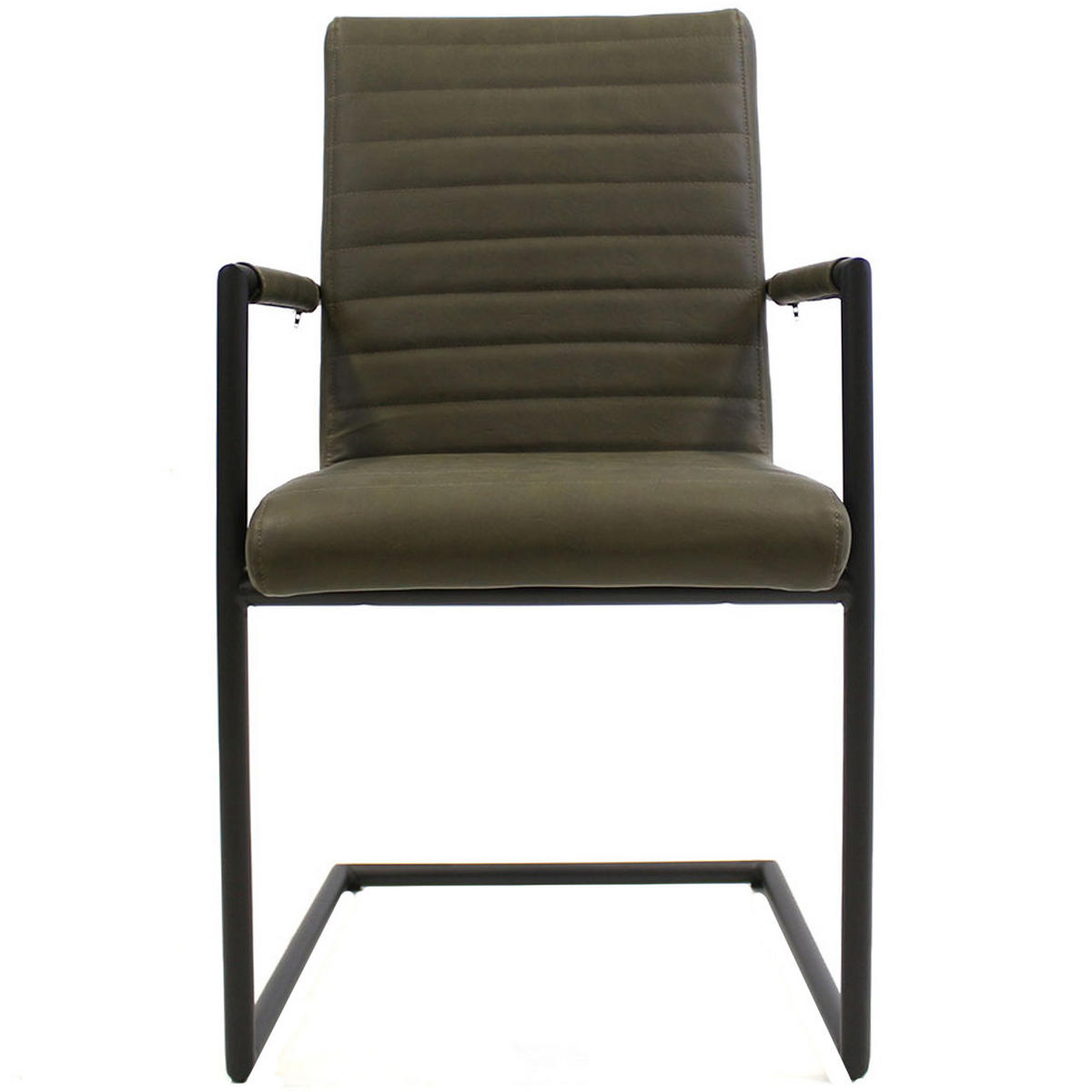 SADA STOLIČIEK S PODRÚČKAMI 2 kus - čierna/zelená, Lifestyle, kov/textil (54/97/57cm) - MID.YOU