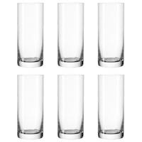 GLÄSERSET EASY+  6-teilig  - Klar, Basics, Glas (6,4/14,5/6,4cm) - Leonardo