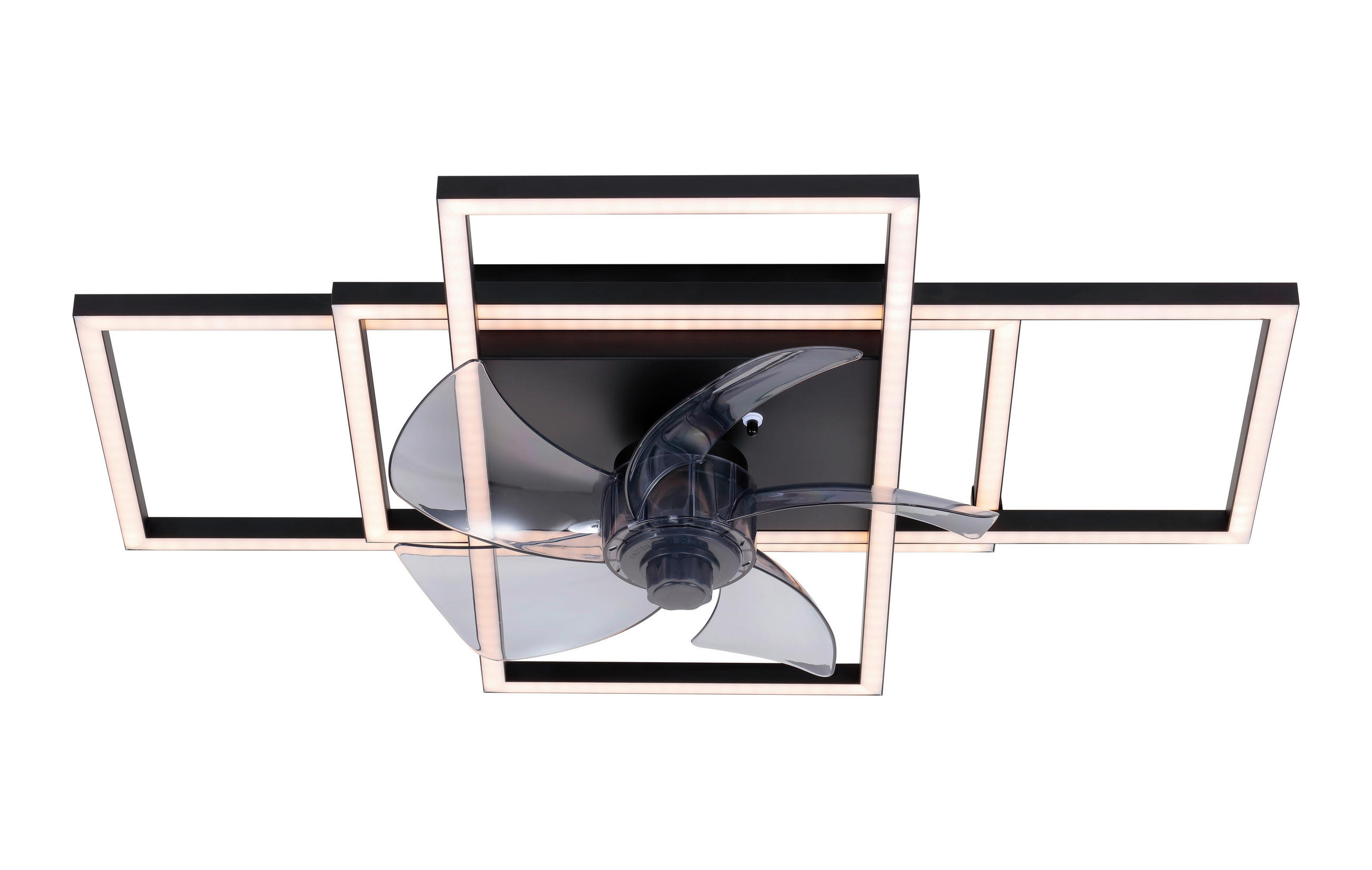 PLAFONSKI VENTILATOR - siva/crna, Osnovno, metal/plastika (54/42/12cm) - Mican