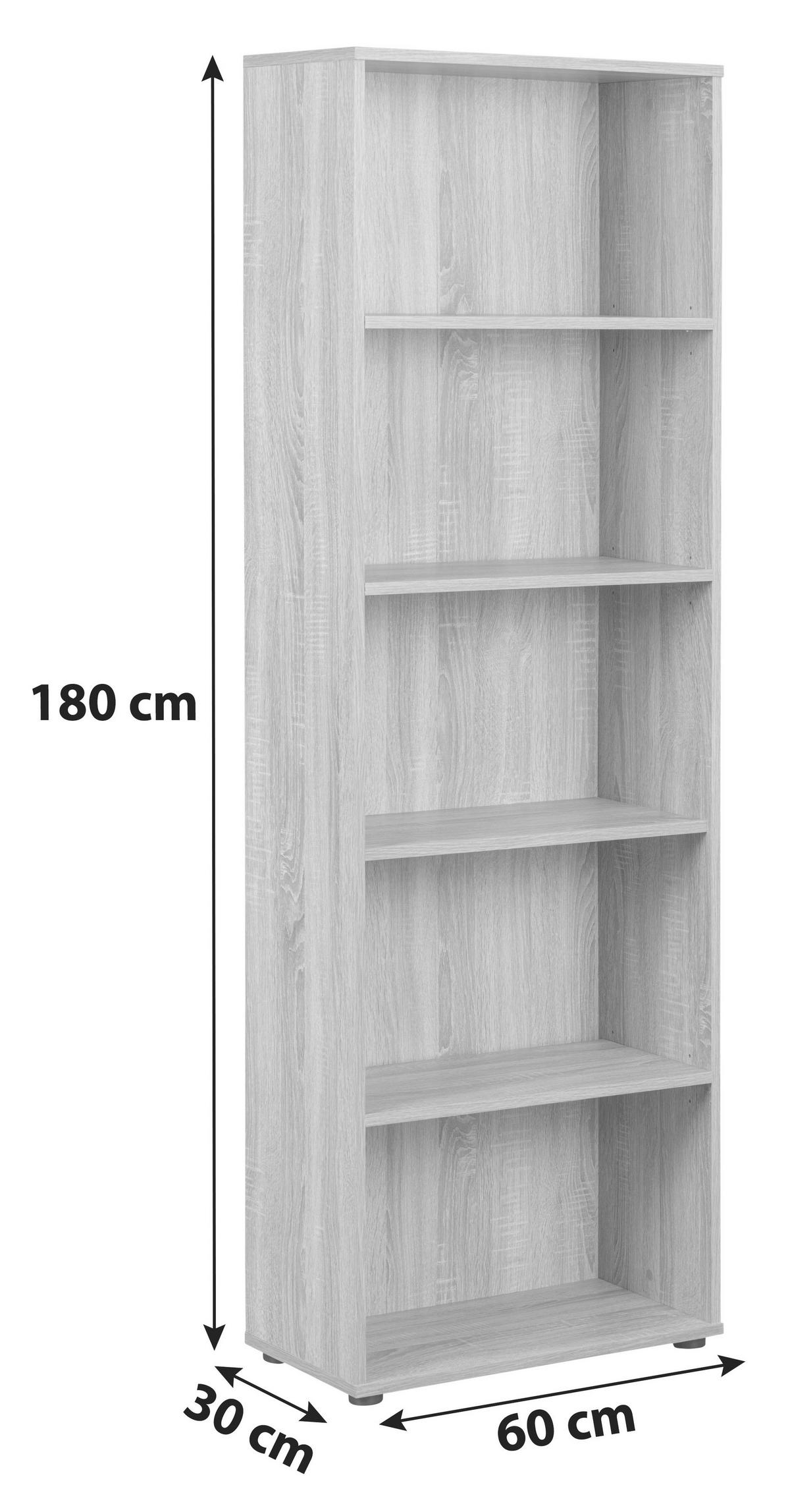 REGAL Sonoma Eiche  - Sonoma Eiche, Basics, Holzwerkstoff/Kunststoff (60/180/30cm) - MID.YOU