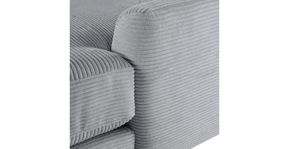 ECKSOFA in Cord Hellgrau  - Dunkelgrau/Hellgrau, Design, Kunststoff/Textil (240/175cm) - Xora