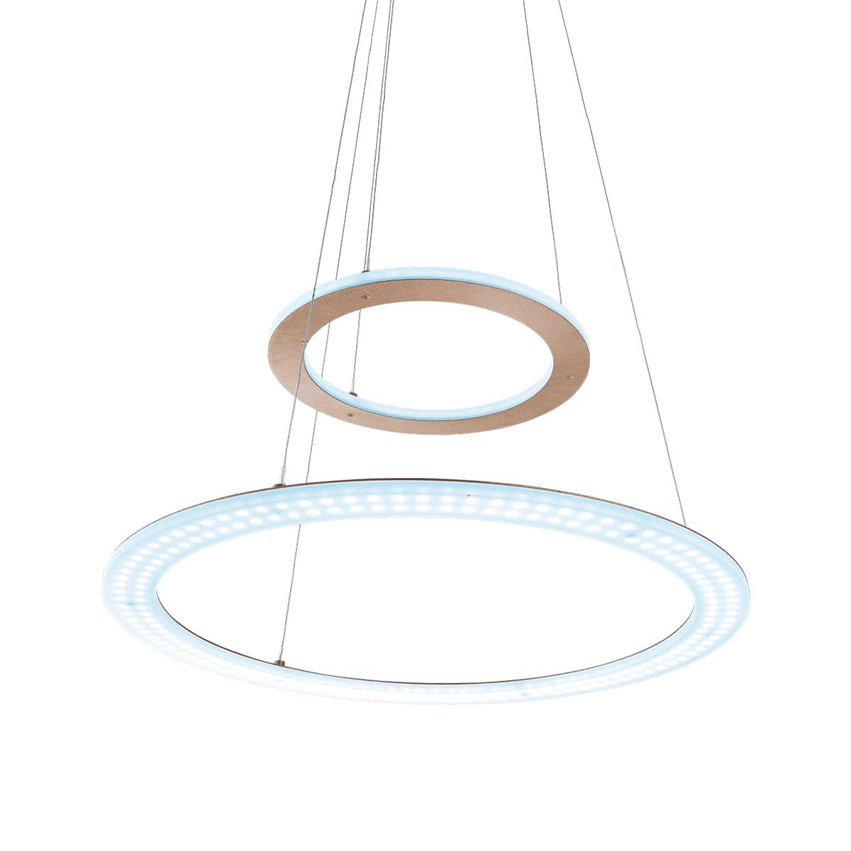 LED-HÄNGELEUCHTE  - Weiß, Design, Kunststoff/Metall (50/130cm)