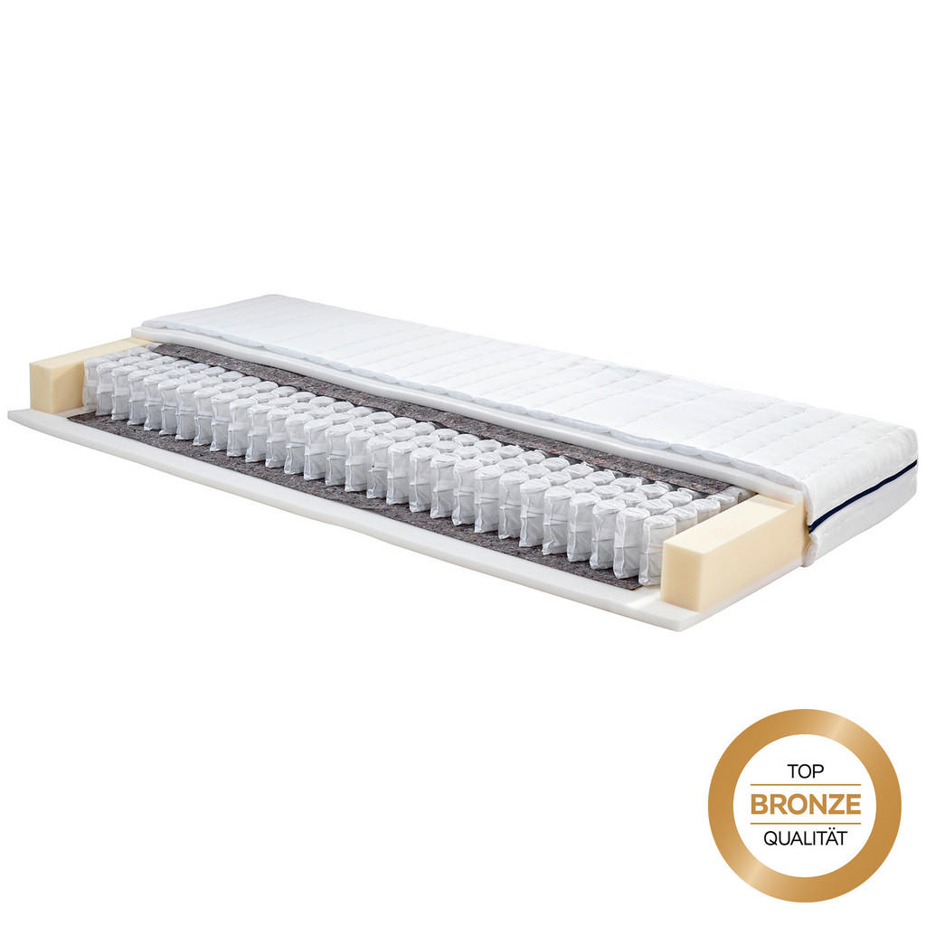 Taschenfederkernmatratze Rolly 90x200cm Mittelfest