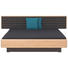 BETT 180/200 cm in Dunkelbraun, Eichefarben - Eichefarben/Dunkelbraun, Design, Holz/Textil (180/200cm) - Novel BETT 180/200 cm in Dunkelbraun, Eichefarben - Eichefarben/Dunkelbraun, Design, Holz/Textil (180/200cm) - Novel