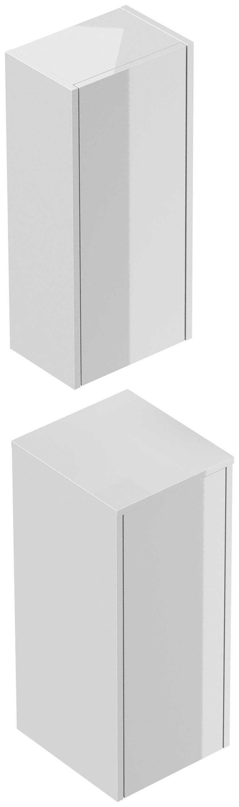 HÄNGESCHRANK  - Weiß Hochglanz, MODERN, Holzwerkstoff - MID.YOU