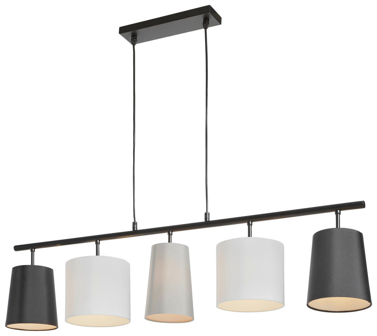 LUSTER       - siva/bela, Lajfstajl, metal/plastika (100/120cm)