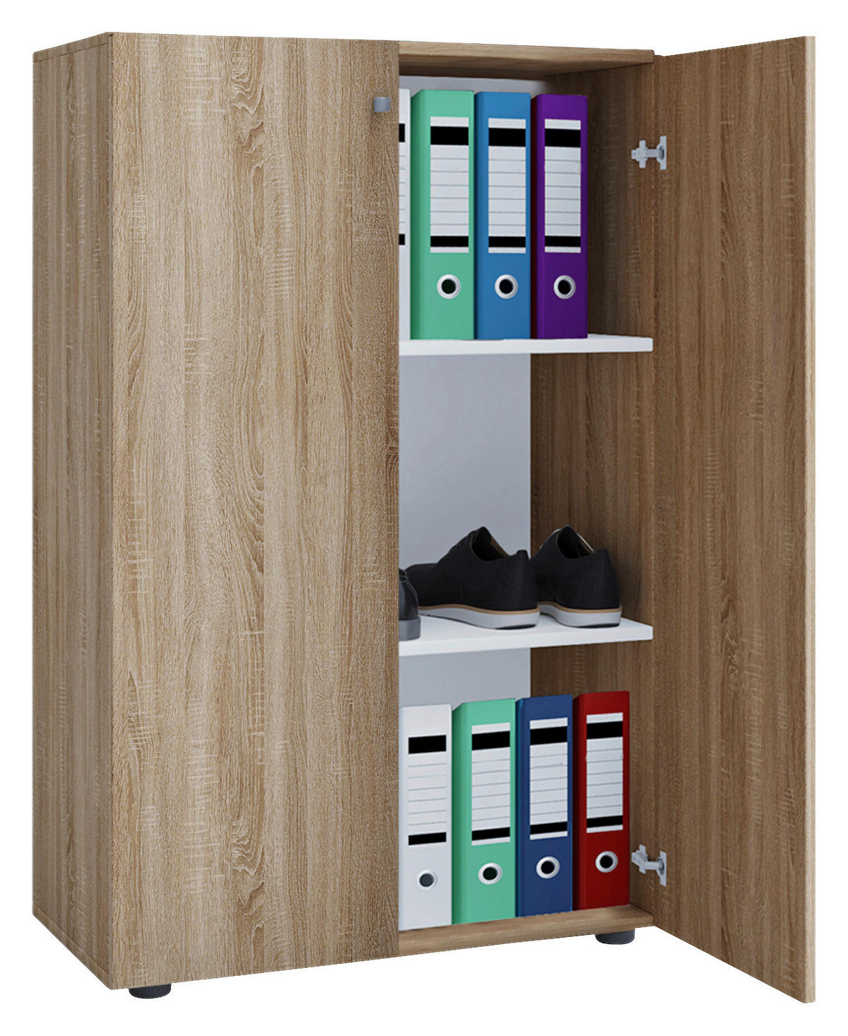 AKTENSCHRANK Sonoma Eiche  - Sonoma Eiche, Basics, Holzwerkstoff (70/110/39cm) - MID.YOU