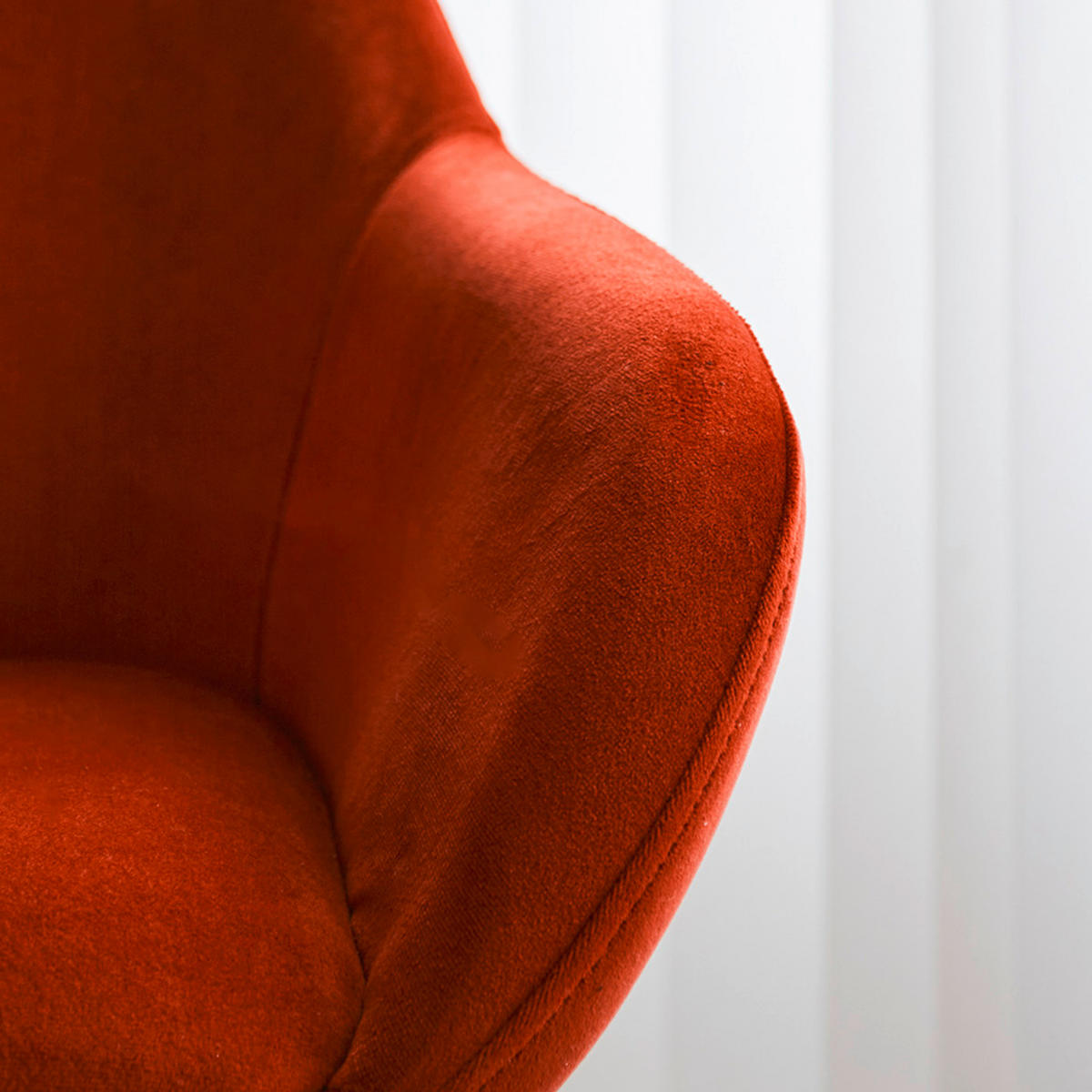 SADA BAROVÝCH STOLIČIEK 2 kus - oranžová/čierna, Modern, kov/textil (55/109/57cm) - MID.YOU