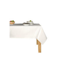 TISCHDECKE Textil Weiss 150/250 cm  - Weiss, Basics, Textil (150/250cm)