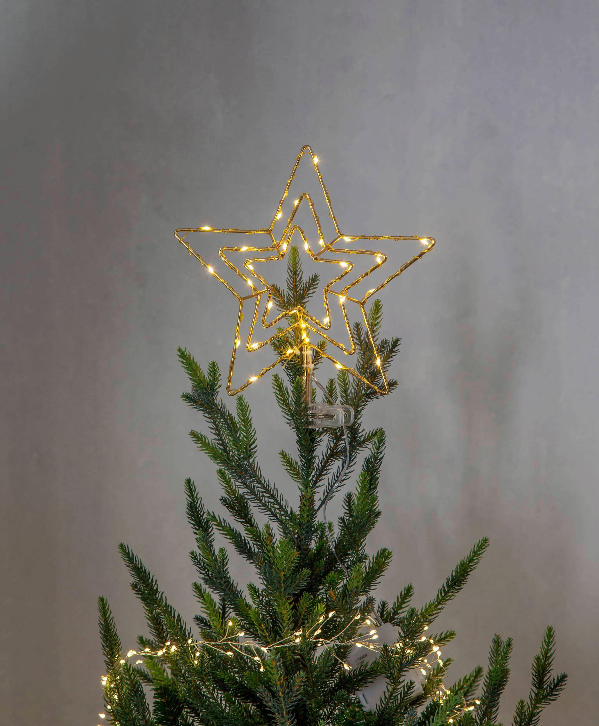 LED-DEKOLEUCHTE  - Transparent/Messingfarben, Basics, Kunststoff/Metall (25,5/5/27,5cm) - Eglo