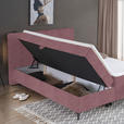 BOXBETT 180/200 cm  in Beere  - Beere/Schwarz, Design, Holz/Holzwerkstoff (180/200cm) - Xora