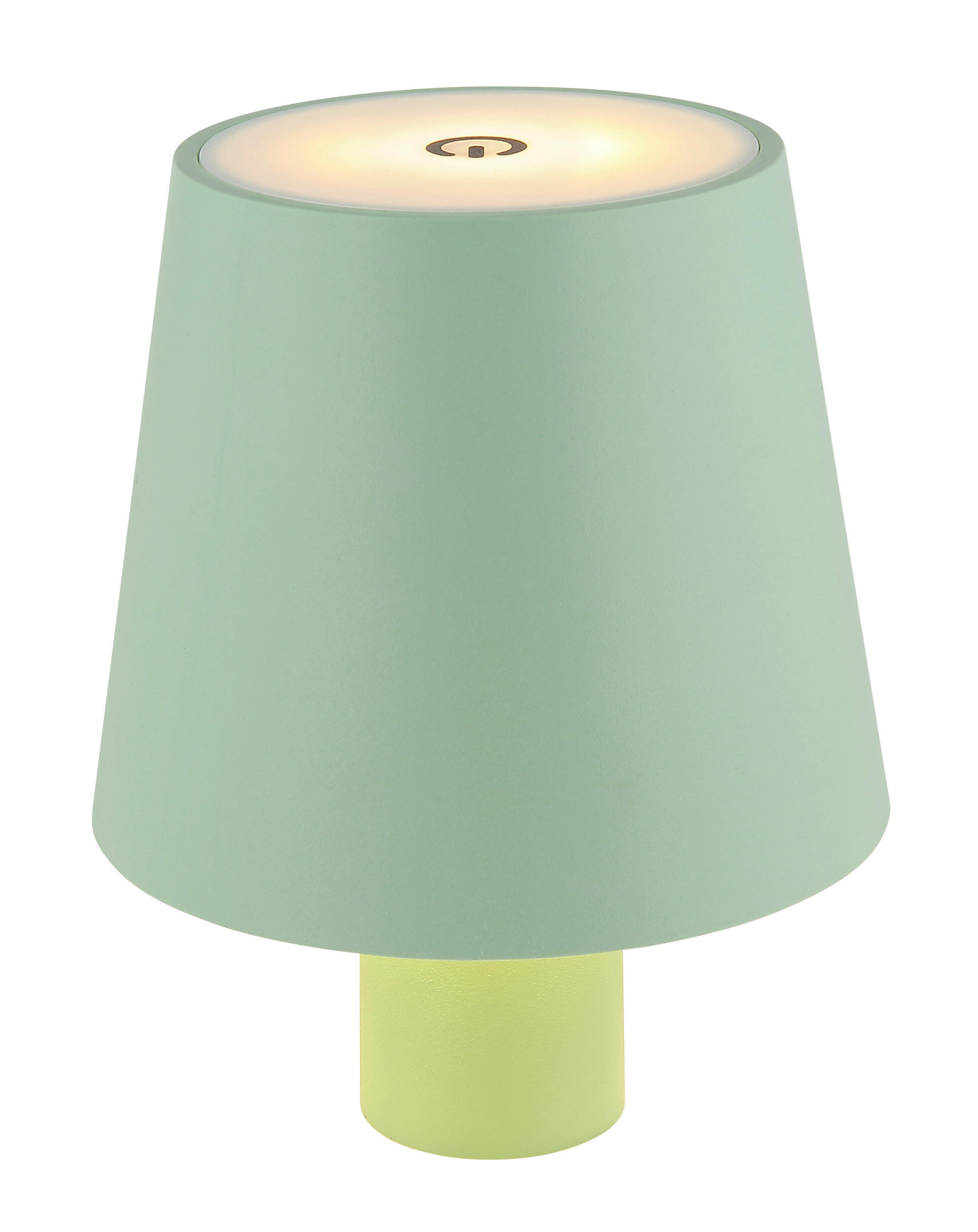 PORTABEL LAMPA VANNIE 10,6/13 cm   - vit/ljusgrön, Trend, metall/plast (10,6/13cm) - Globo