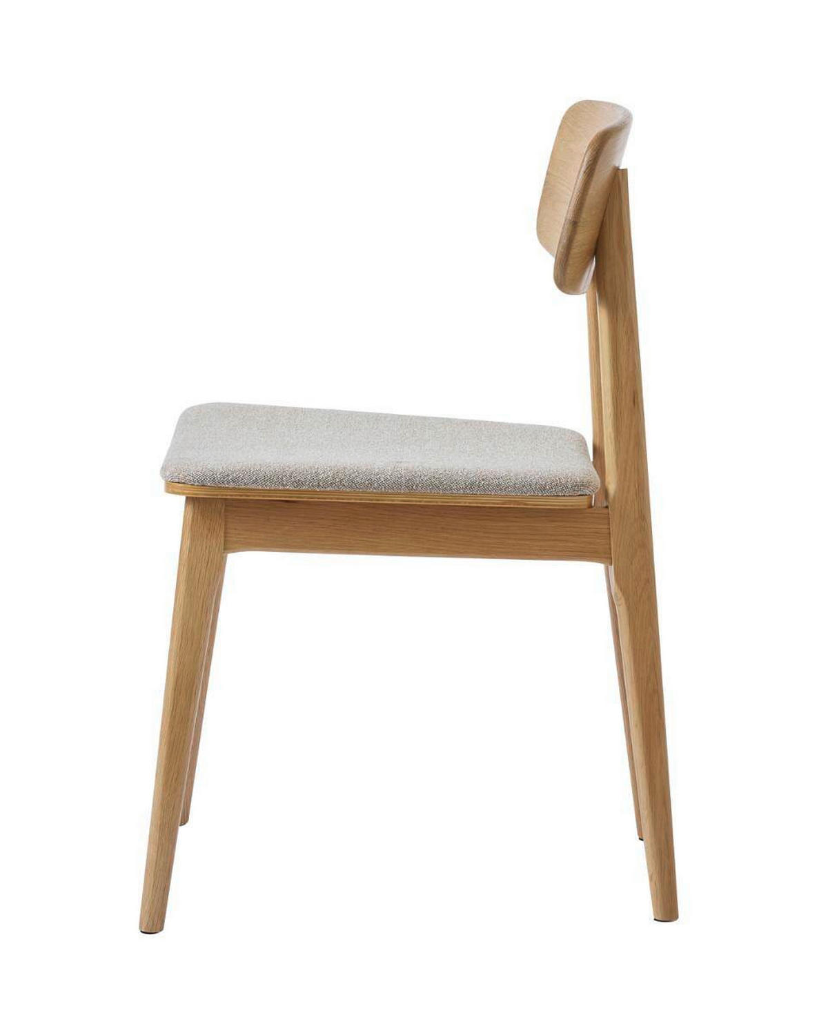 STUHL-SET 2 Stück  in  - Sandfarben/Eichefarben, MODERN, Holz/Textil (46/82/55cm) - Livetastic