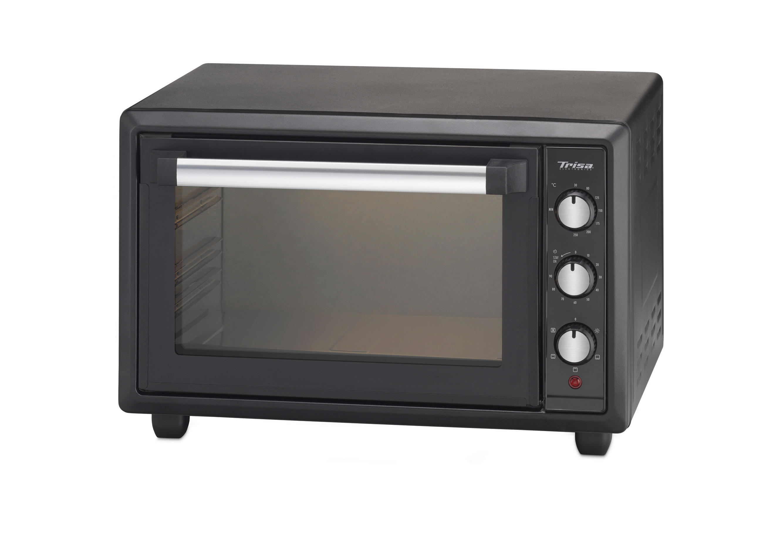 MINIBACKOFEN  - Schwarz, Basics, Metall (50/30/30cm) - Trisa Electronics