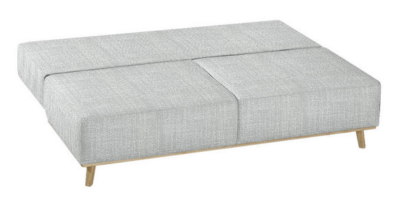 BOXSPRINGSOFA Grau  - Grau, Design, Holz/Textil (203/97/107cm) - Dieter Knoll