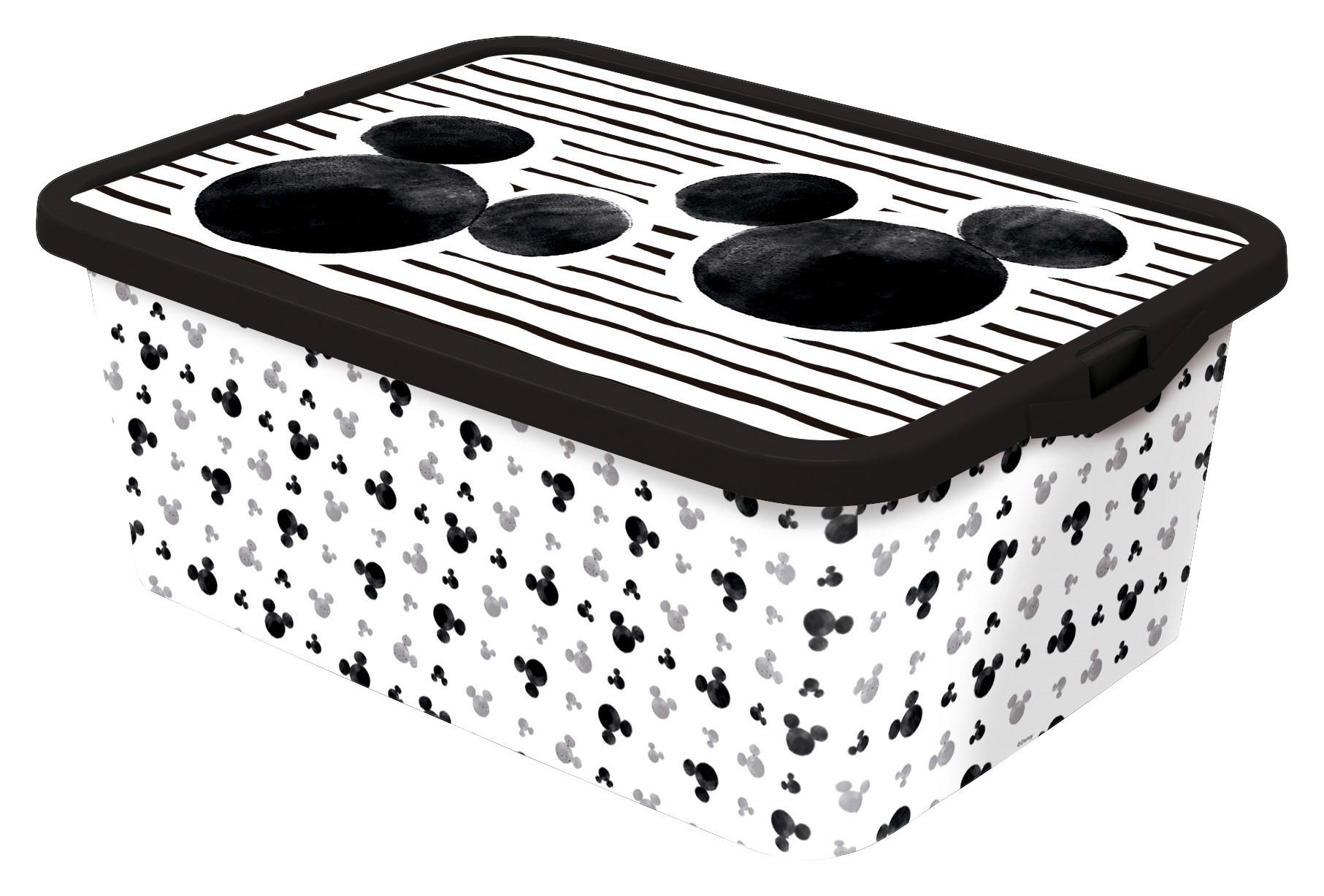 AUFBEWAHRUNGSBOX Mickey Mouse  - Weiß, Basics, Kunststoff (40/30/15,5cm) - Disney