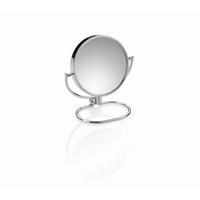 OGLEDALO KOZMETIČKO  srebrne boje  metal, staklo  FRANCA  - srebrne boje, Konvencionalno, staklo/metal (11,5/6,5/11cm) - Kela