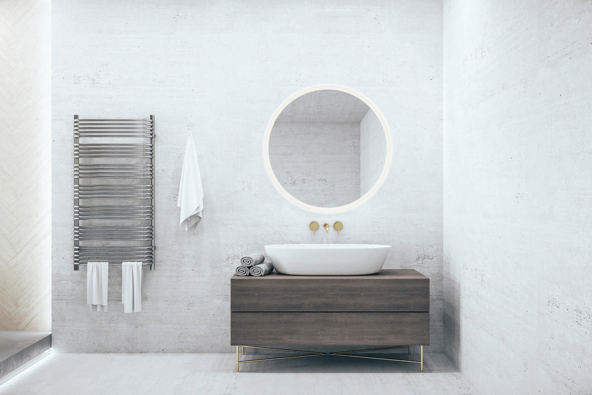 LEUCHTSPIEGEL 60/60/4 cm  - Klar, Trend, Glas (60/60/4cm) - Boxxx