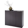 GARDEROBE 3-teilig  in 175/190/39 cm  - Eichefarben/Anthrazit, Design, Holzwerkstoff (175/190/39cm) - Carryhome