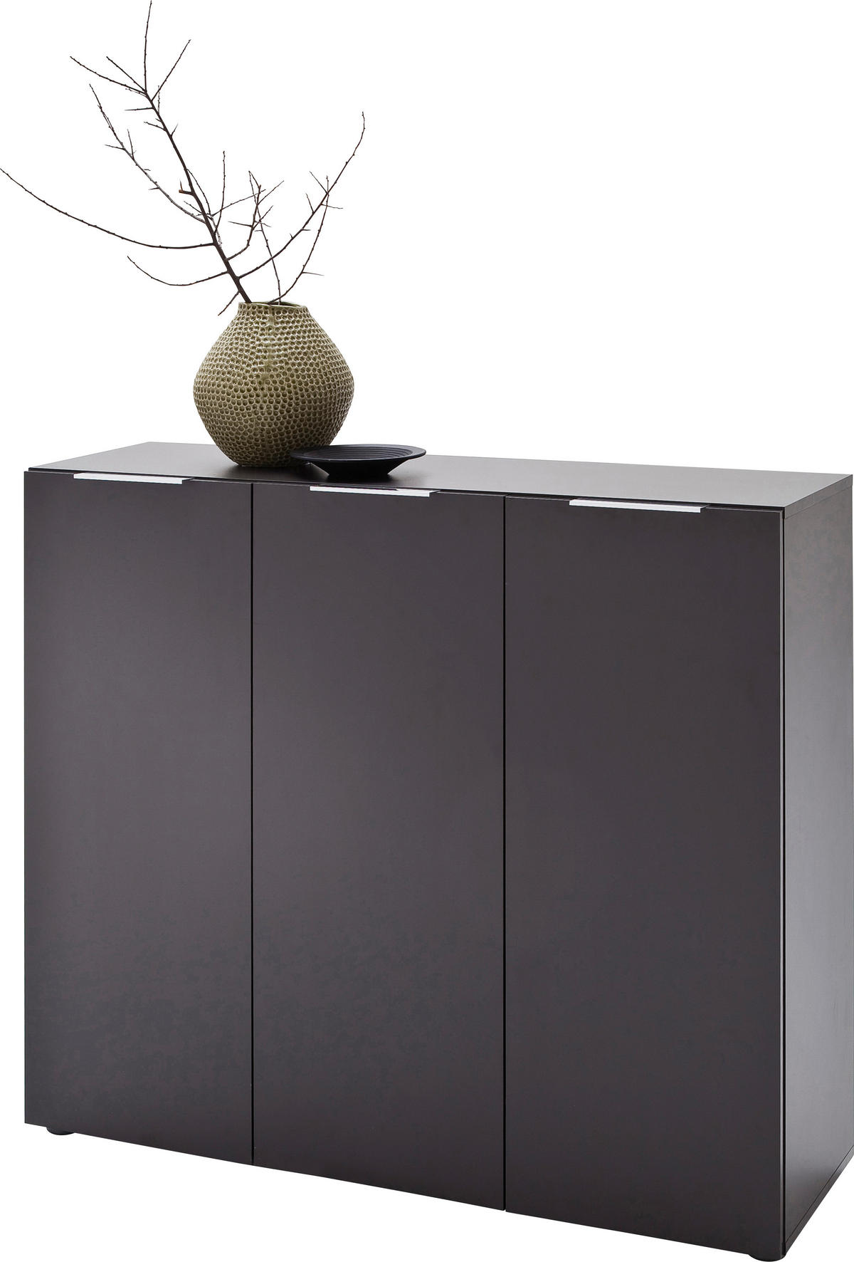 GARDEROBE 3-teilig  in 175/190/39 cm  - Eichefarben/Anthrazit, Design, Holzwerkstoff (175/190/39cm) - Carryhome