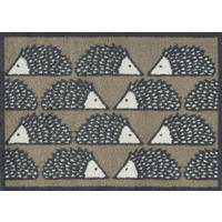 FUßMATTE 60/85 cm Spike  - Braun, Design, Kunststoff/Textil (60/85cm) - wash+dry